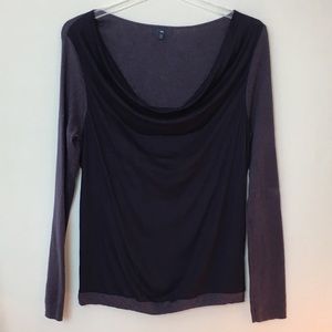 Gap cowl neck long sleeve blouse